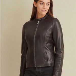 Genuine Leather Scuba Jacket